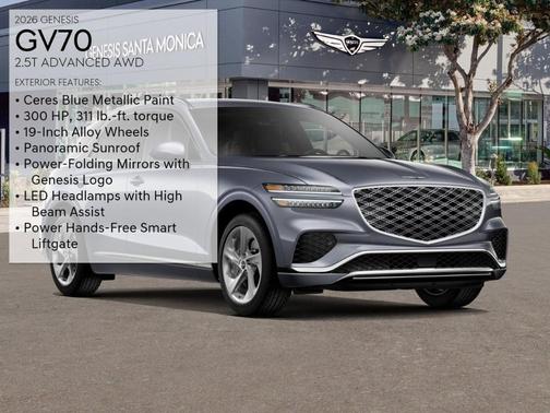 Blue 2026 Genesis GV70 2.5T Advanced