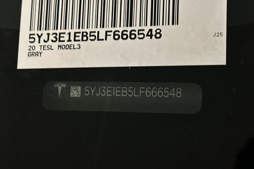 2020 Tesla Model 3 Long Range