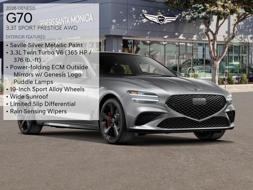 2026 Genesis G70 3.3T