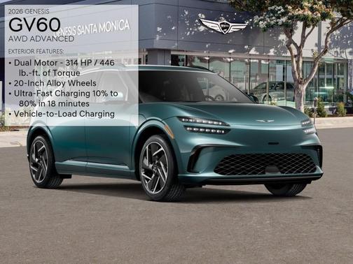 Green 2026 Genesis GV60 Advanced 20"
