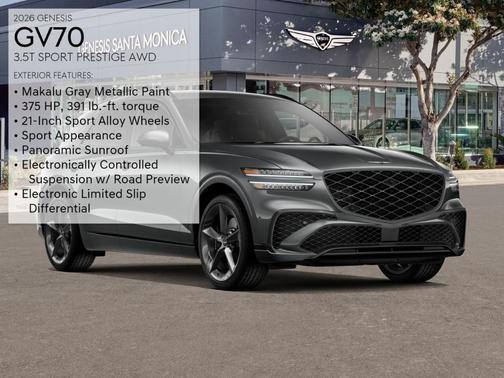2026 Genesis GV70 3.5T Sport Prestige