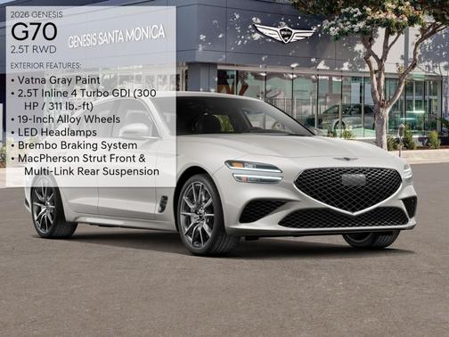 2026 Genesis G70 2.5T