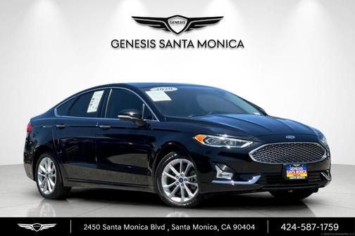 Black Metallic 2020 Ford Fusion Energi Titanium