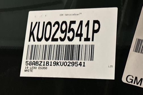 2019 Lexus ES 350 F Sport