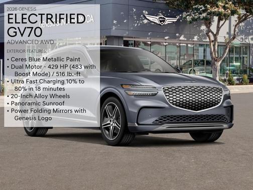 2026 Genesis Electrified GV70 Advanced