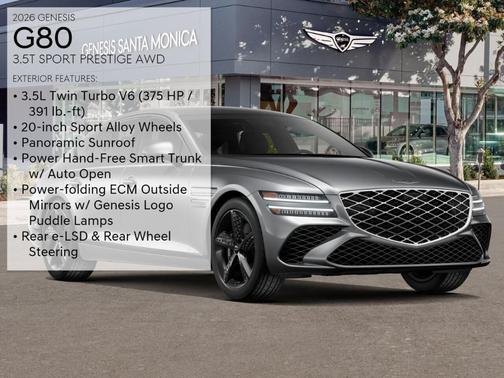 2026 Genesis G80 3.5T