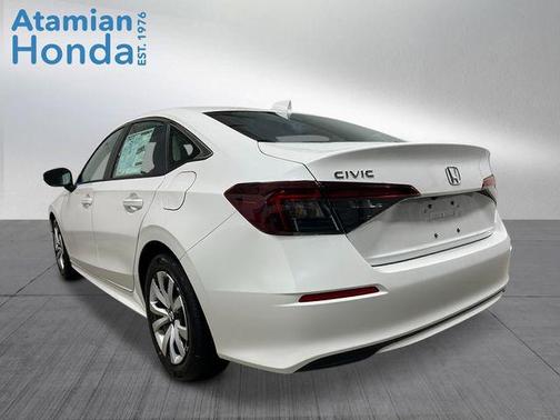 Platinum White Pearl 2026 Honda Civic LX