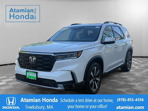 Platinum White Pearl 2023 Honda Pilot AWD Elite