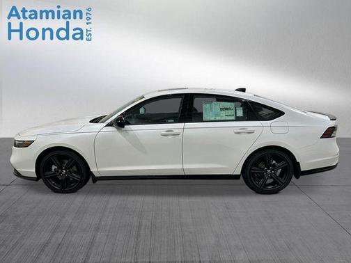 Platinum White Pearl 2026 Honda Accord Hybrid Sport-L