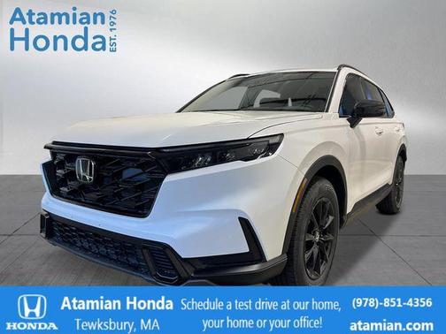 Platinum White Pearl 2026 Honda CR-V Hybrid Sport AWD