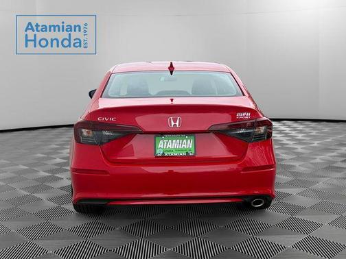 Rallye Red 2025 Honda Civic Sport