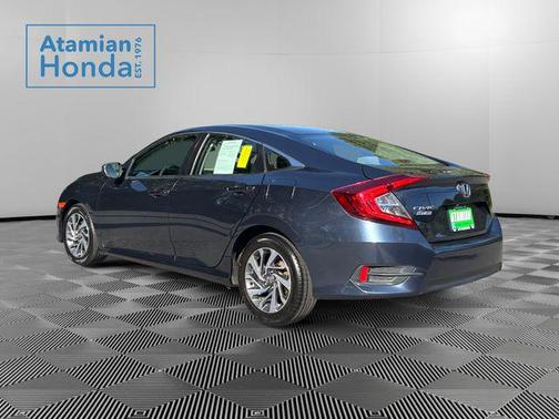 Blue 2016 Honda Civic EX