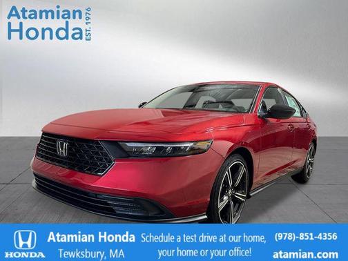 Radiant Red Metallic 2026 Honda Accord Hybrid Sport