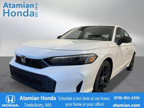 Platinum White Pearl 2026 Honda Civic Sport