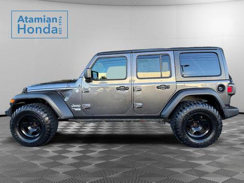 Granite Crystal Metallic Clearcoat 2018 Jeep Wrangler Unlimited Sport