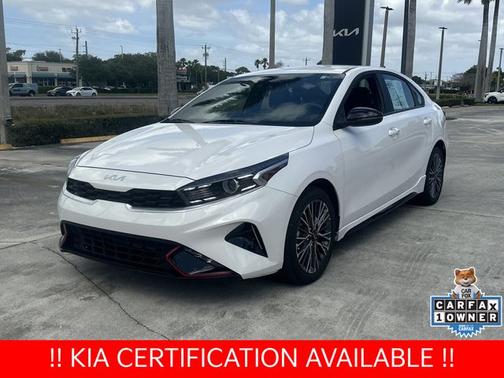 Snow White Pearl 2023 Kia Forte GT-Line