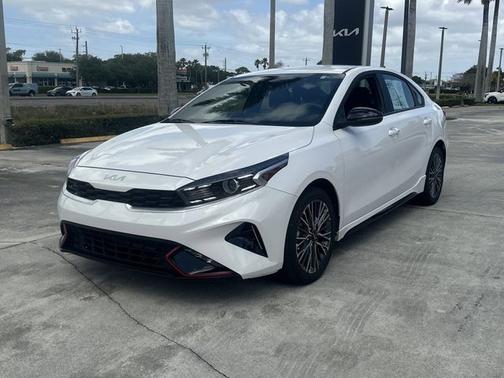 Snow White Pearl 2023 Kia Forte GT-Line