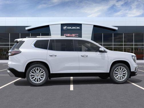 Glacier White 2026 GMC Acadia FWD Denali
