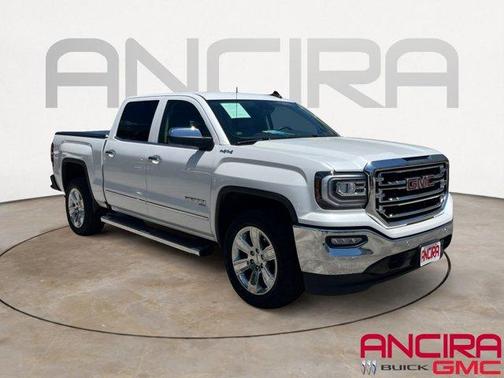 White Frost Tri-Coat 2018 GMC Sierra 1500 SLT