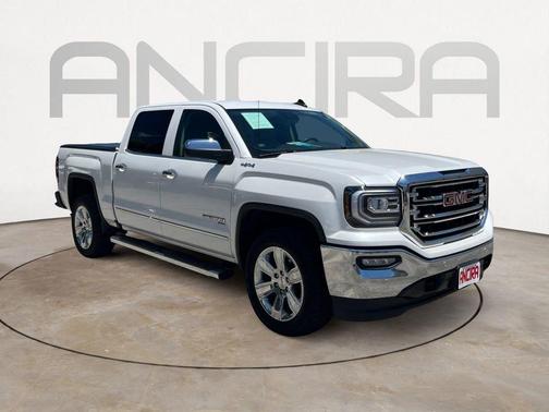 White Frost Tri-Coat 2018 GMC Sierra 1500 SLT