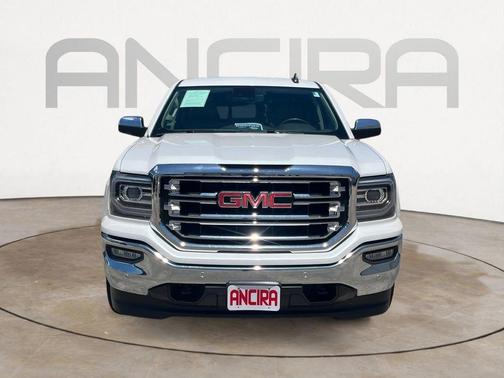 White Frost Tri-Coat 2018 GMC Sierra 1500 SLT
