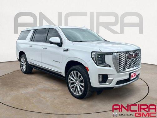 White Frost Tri-Coat 2023 GMC Yukon XL Denali