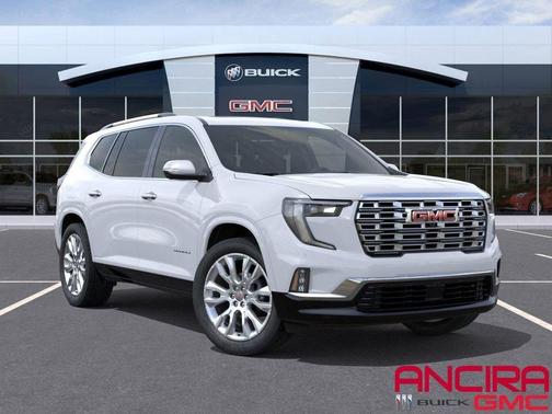 Glacier White 2026 GMC Acadia FWD Denali