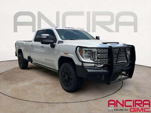 White Frost Tri-Coat 2022 GMC Sierra 3500 Denali