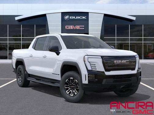 Summit White 2026 GMC Sierra EV Standard Range Elevation