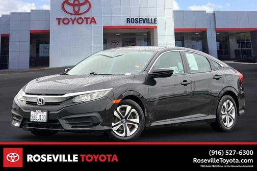 Crystal Black Pearl 2016 Honda Civic LX