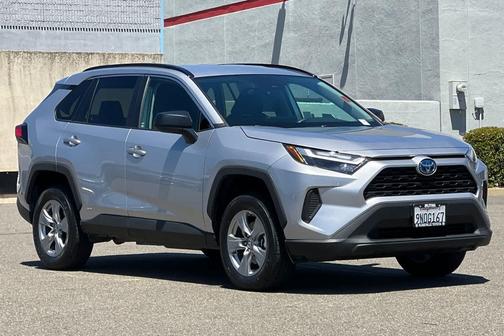 Silver Sky Metallic 2024 Toyota RAV4 Hybrid LE