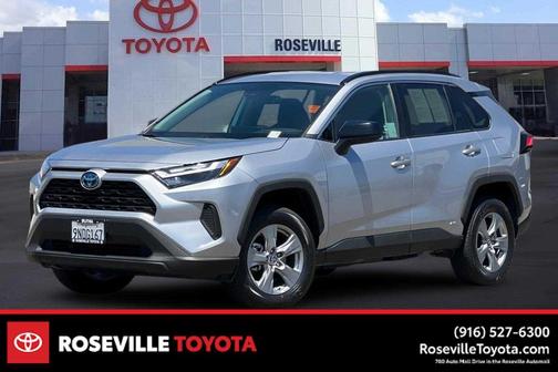 Silver Sky Metallic 2024 Toyota RAV4 Hybrid LE