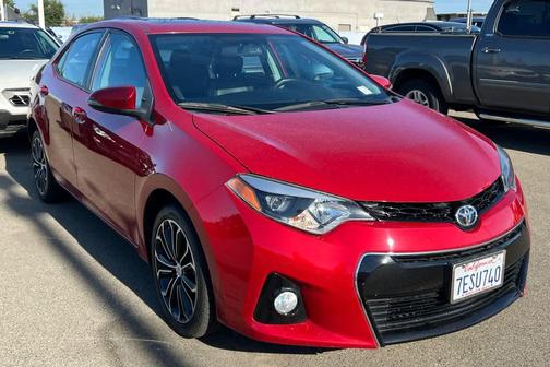 Barcelona Red Metallic 2014 Toyota Corolla S Premium