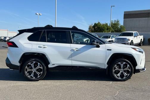 Wind Chill Pearl/Midnight Black Metallic 2024 Toyota RAV4 Prime XSE
