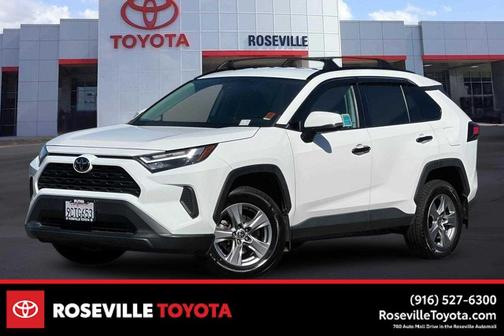 White 2022 Toyota RAV4 XLE