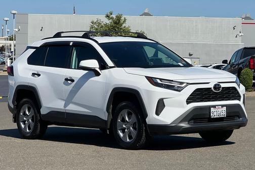 White 2022 Toyota RAV4 XLE