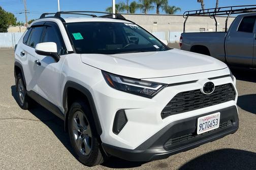White 2022 Toyota RAV4 XLE