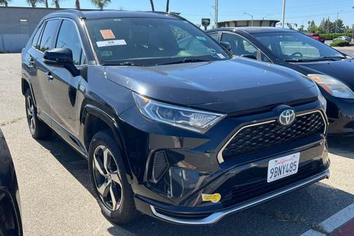 Midnight Black Metallic 2021 Toyota RAV4 Prime SE