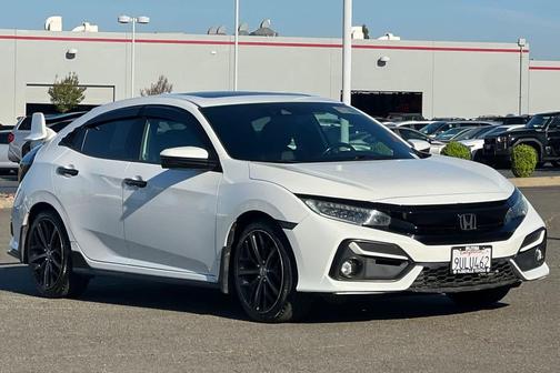 Platinum White Pearl 2020 Honda Civic Sport Touring