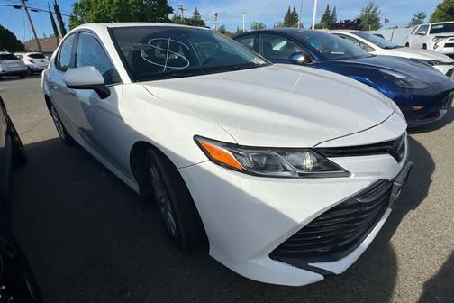 Super White 2020 Toyota Camry LE