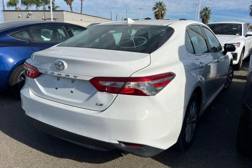 Super White 2020 Toyota Camry LE