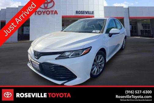 Super White 2020 Toyota Camry LE