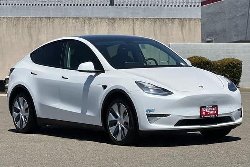 Pearl White Multi-Coat 2021 Tesla Model Y Long Range Dual Motor All-Wheel Drive