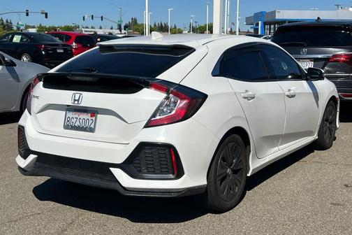 White Orchid Pearl 2018 Honda Civic EX