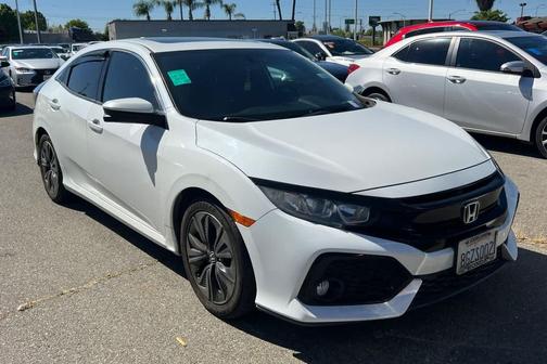 White Orchid Pearl 2018 Honda Civic EX