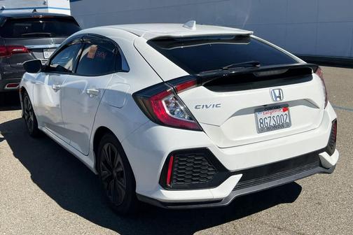 White Orchid Pearl 2018 Honda Civic EX