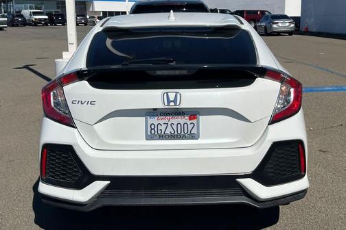 White Orchid Pearl 2018 Honda Civic EX