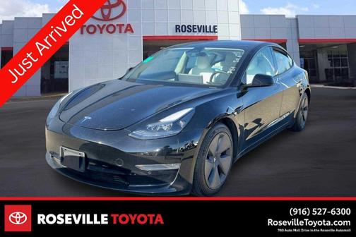 Solid Black 2021 Tesla Model 3 Standard Range Plus