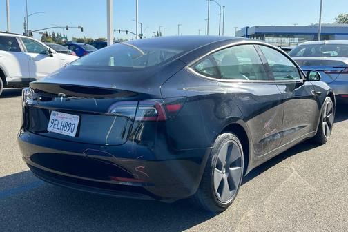 Solid Black 2021 Tesla Model 3 Standard Range Plus
