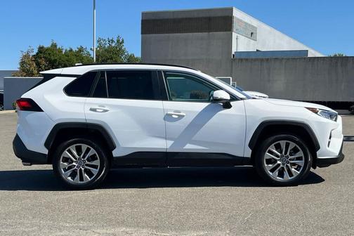 Super White 2019 Toyota RAV4 XLE Premium
